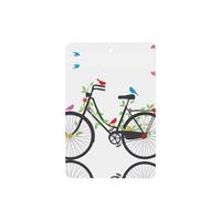 Poezjzw Rectangle Lavender Scent Car Air Fresheners Birds Flowers On Bikes Pattern 4 Pcs Aromatherapy Tablets For Wardrobe Shoe Cabinet Eliminate