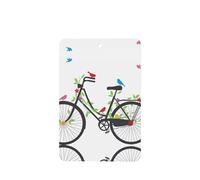 Poezjzw Rectangle Lavender Scent Car Air Fresheners Birds Flowers On Bikes Pattern 6 Pcs Aromatherapy Tablets For Wardrobe Shoe Cabinet Eliminate