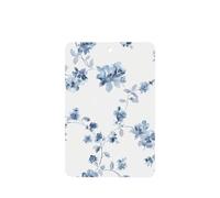 Poezjzw Rectangle Lavender Scent Car Air Fresheners Blue Flower Floral Pattern Roses Pattern 4 Pcs Aromatherapy Tablets For Wardrobe Shoe Cabinet Eliminate