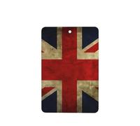 Poezjzw Rectangle Lavender Scent Car Air Fresheners British Flag Pattern 4 Pcs Aromatherapy Tablets For Wardrobe Shoe Cabinet Eliminate