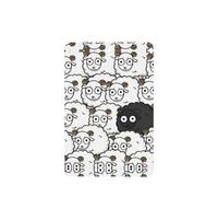 Poezjzw Rectangle Lavender Scent Car Air Fresheners Cartoon Black White Sheep Pattern 6 Pcs Aromatherapy Tablets For Wardrobe Shoe Cabinet Eliminate
