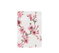 Poezjzw Rectangle Lavender Scent Car Air Fresheners Cherry Blossom Pattern 4 Pcs Aromatherapy Tablets For Wardrobe Shoe Cabinet Eliminate