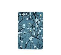 Poezjzw Rectangle Lavender Scent Car Air Fresheners Cherry Blossom Pattern 6 Pcs Aromatherapy Tablets For Wardrobe Shoe Cabinet Eliminate
