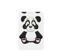Poezjzw Rectangle Lavender Scent Car Air Fresheners Cute Panda Pattern 4 Pcs Aromatherapy Tablets For Wardrobe Shoe Cabinet Eliminate
