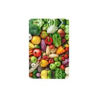 Poezjzw Rectangle Lavender Scent Car Air Fresheners Fresh Fruits And Vegetables Pattern 4 Pcs Aromatherapy Tablets For Wardrobe Shoe Cabinet Eliminate