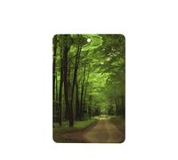Poezjzw Rectangle Lavender Scent Car Air Fresheners Green Country Road Pattern 4 Pcs Aromatherapy Tablets For Wardrobe Shoe Cabinet Eliminate