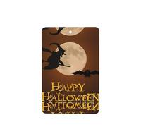 Poezjzw Rectangle Lavender Scent Car Air Fresheners Halloween Witch Flying Pattern 4 Pcs Aromatherapy Tablets For Wardrobe Shoe Cabinet Eliminate