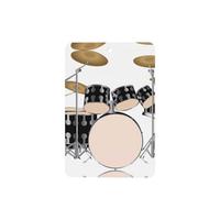 Poezjzw Rectangle Lavender Scent Car Air Fresheners Jazz Drum Pattern 6 Pcs Aromatherapy Tablets For Wardrobe Shoe Cabinet Eliminate