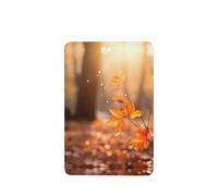 Poezjzw Rectangle Lavender Scent Car Air Fresheners Maple Leaf In The Sun Pattern 4 Pcs Aromatherapy Tablets For Wardrobe Shoe