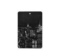 Poezjzw Rectangle Lavender Scent Car Air Fresheners New York Night Sky Pattern 4 Pcs Aromatherapy Tablets For Wardrobe Shoe Cabinet Eliminate