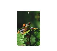 Poezjzw Rectangle Lavender Scent Car Air Fresheners Peace Frog Tree Pattern 6 Pcs Aromatherapy Tablets For Wardrobe Shoe Cabinet Eliminate