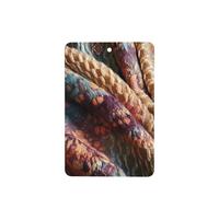 Poezjzw Rectangle Lavender Scent Car Air Fresheners Person Leading Pattern 6 Pcs Aromatherapy Tablets For Wardrobe Shoe