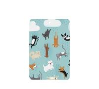 Poezjzw Rectangle Lavender Scent Car Air Fresheners Raining Cats & Dogs Pattern 6 Pcs Aromatherapy Tablets For Wardrobe Shoe Cabinet Eliminate