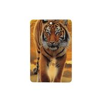 Poezjzw Rectangle Lavender Scent Car Air Fresheners Rising Sun Tiger Pattern 4 Pcs Aromatherapy Tablets For Wardrobe Shoe Cabinet Eliminate