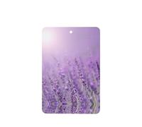 Poezjzw Rectangle Lavender Scent Car Air Fresheners Romantic Purple Lavender Pattern 4 Pcs Aromatherapy Tablets For Wardrobe Shoe Cabinet Eliminate