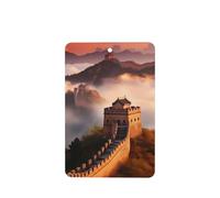 Poezjzw Rectangle Lavender Scent Car Air Fresheners The Great Wall Pattern 6 Pcs Aromatherapy Tablets For Wardrobe Shoe