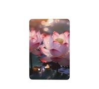 Poezjzw Rectangle Lavender Scent Car Air Fresheners The Lotus In Full Bloom Pattern 4 Pcs Aromatherapy Tablets For Wardrobe Shoe