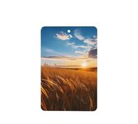 Poezjzw Rectangle Lavender Scent Car Air Fresheners Wheat Wave Pattern 4 Pcs Aromatherapy Tablets For Wardrobe Shoe