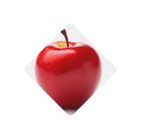 Poezjzw Red Fruit Pattern Car Air Fresheners 6 Pcs Square Hanging Aromatherapy Tablets Scented Fresheners For Bedroom Closet Shoe