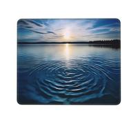 POEZJZW Ripples Pattern Mouse Pad, Portable Office Non-Slip Rubber Base Wireless Mouse Pad for Office Laptop Computer Pc 7 X 8.6 in