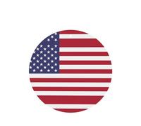 Poezjzw Round Shape Lavender Scent Car Air Fresheners American Flag Pattern 6 Pcs Aromatherapy Tablets For Wardrobe Shoe