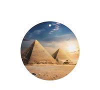 Poezjzw Round Shape Lavender Scent Car Air Fresheners Ancient Egypt Pattern 4 Pcs Aromatherapy Tablets For Wardrobe Shoe Cabinet Eliminate
