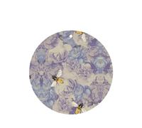 Poezjzw Round Shape Lavender Scent Car Air Fresheners Bee Flying Pattern 4 Pcs Aromatherapy Tablets For Wardrobe Shoe Cabinet Eliminate