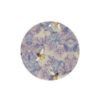 Poezjzw Round Shape Lavender Scent Car Air Fresheners Bee Flying Pattern 6 Pcs Aromatherapy Tablets For Wardrobe Shoe Cabinet Eliminate