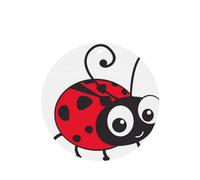 Poezjzw Round Shape Lavender Scent Car Air Fresheners Cartoon Ladybug Pattern 6 Pcs Aromatherapy Tablets For Wardrobe Shoe Cabinet Eliminate