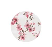 Poezjzw Round Shape Lavender Scent Car Air Fresheners Cherry Blossom Pattern 4 Pcs Aromatherapy Tablets For Wardrobe Shoe Cabinet Eliminate
