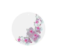 Poezjzw Round Shape Lavender Scent Car Air Fresheners Cherry Blossoms (1) Pattern 4 Pcs Aromatherapy Tablets For Wardrobe Shoe Cabinet Eliminate