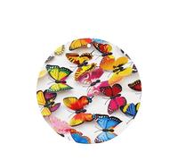 Poezjzw Round Shape Lavender Scent Car Air Fresheners Color Butterfly Pattern 6 Pcs Aromatherapy Tablets For Wardrobe Shoe Cabinet Eliminate