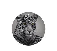 Poezjzw Round Shape Lavender Scent Car Air Fresheners Cool Leopard Pattern 4 Pcs Aromatherapy Tablets For Wardrobe Shoe Cabinet Eliminate