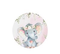 Poezjzw Round Shape Lavender Scent Car Air Fresheners Cute Elephant Pattern 6 Pcs Aromatherapy Tablets For Wardrobe Shoe Cabinet Eliminate