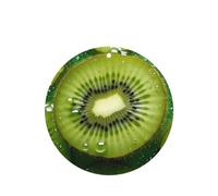 Poezjzw Round Shape Lavender Scent Car Air Fresheners Kiwi Fruit Pattern 6 Pcs Aromatherapy Tablets For Wardrobe Shoe