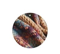 Poezjzw Round Shape Lavender Scent Car Air Fresheners Person Leading Pattern 6 Pcs Aromatherapy Tablets For Wardrobe Shoe