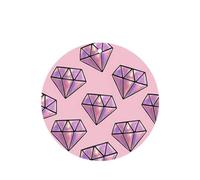 Poezjzw Round Shape Lavender Scent Car Air Fresheners Pink Diamond Pattern Pattern 4 Pcs Aromatherapy Tablets For Wardrobe Shoe Cabinet Eliminate