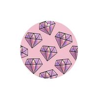 Poezjzw Round Shape Lavender Scent Car Air Fresheners Pink Diamond Pattern Pattern 6 Pcs Aromatherapy Tablets For Wardrobe Shoe Cabinet Eliminate
