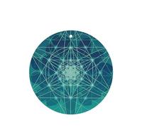 Poezjzw Round Shape Lavender Scent Car Air Fresheners Tree Of Life Space Icon Pattern 4 Pcs Aromatherapy Tablets For Wardrobe Shoe Cabinet Eliminate