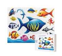 Poezjzw Sea Water Animals Adult Classic Jigsaw 500 Pieces Wooden Puzzle Modern Home Decor Intellectual Game 52 X 38 Cm