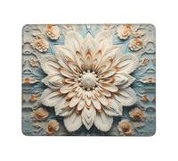 POEZJZW Shellac Pattern Mouse Pad, Portable Office Non-Slip Rubber Base Wireless Mouse Pad For Office Laptop Computer Pc 7 X 8.6 In