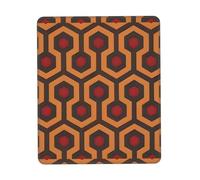 POEZJZW Shining Overlook Pattern Mouse Pad, Portable Office Non-Slip Rubber Base Wireless Mouse Pad for Office Laptop Computer Pc 7.9 X 9.5 in