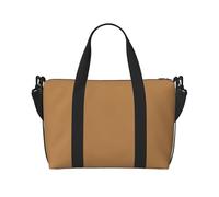 Poezjzw Solid Color Brown Travel Duffle Bag Weekender Carry On Tote Bags For Women Hospital Bags For Labor And Delivery Overnight Luggage Bag, Black, One Size