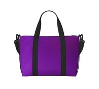 Poezjzw Solid Color Dark Purple Travel Duffle Bag Weekender Carry On Tote Bags For Women Hospital Bags For Labor And Delivery Overnight Luggage Bag, Black, One Size, Black, One Size