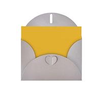 POEZJZW Solid Color Gold Pearl Paper Christmas Cards, With Gray Envelopes, Thank You Cards, Wedding, Valentine'S Day Cards 10-Count