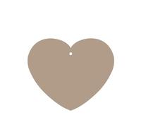 Poezjzw Solid Color Light Brown Pattern Car Air Fresheners 4 Pcs Heart Shape Hanging Aromatherapy Tablets Scented Fresheners For Bedroom Bathroom