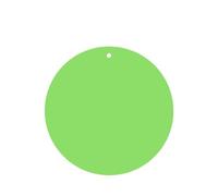 Poezjzw Solid Color Light Green Pattern Car Air Fresheners 4 Pcs Round Shape Hanging Aromatherapy Tablets Scented Fresheners For Bedroom Bathroom