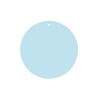 Poezjzw Solid Color Small Fresh Pattern Car Air Fresheners 4 Pcs Round Shape Hanging Aromatherapy Tablets Scented Fresheners For Bedroom Bathroom