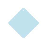 Poezjzw Solid Color Small Fresh Pattern Car Air Fresheners 6 Pcs Square Hanging Aromatherapy Tablets Scented Fresheners For Bedroom Bathroom