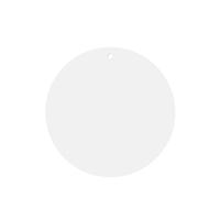 Poezjzw Solid Color White Pattern Car Air Fresheners 6 Pcs Round Shape Hanging Aromatherapy Tablets Scented Fresheners For Bedroom Bathroom